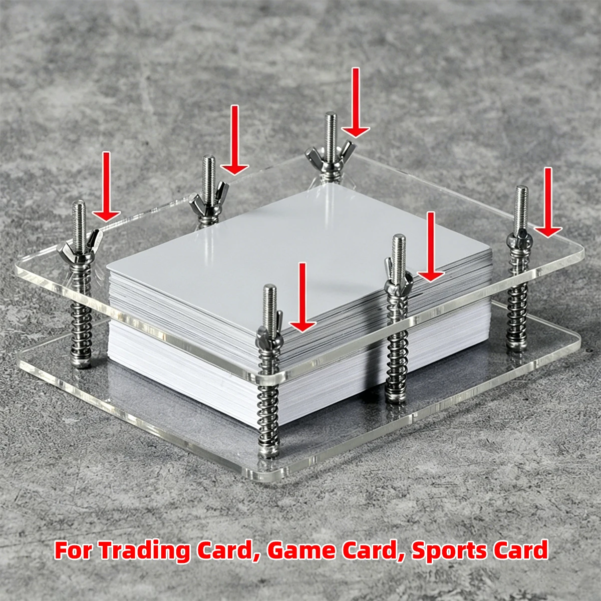 Herramienta para Aplanar y Corregir Dóblase en Tarjetas de Pokémon, NBA, PTCG, MTG, NFL, NHL, Panini, Topps, One Piece, F1, Fútbol