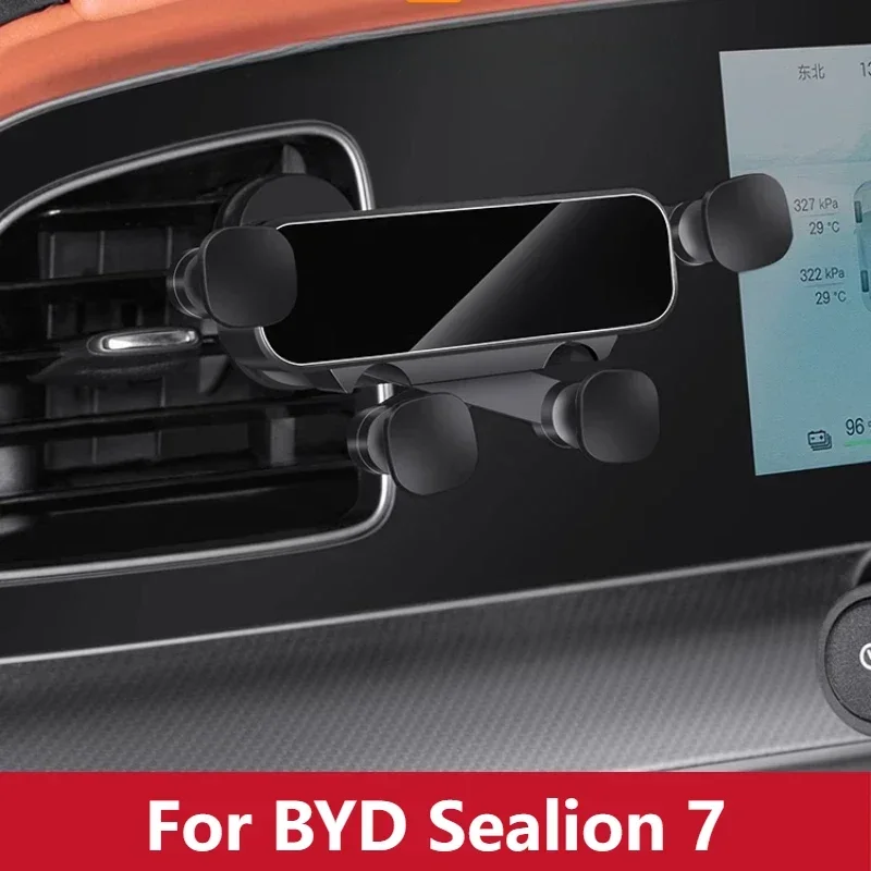 For BYD Sealion 7 Special Car Car Mobile Phone Bracket Navigation Instrument Trend Bracket Interior Car Modification Accessories