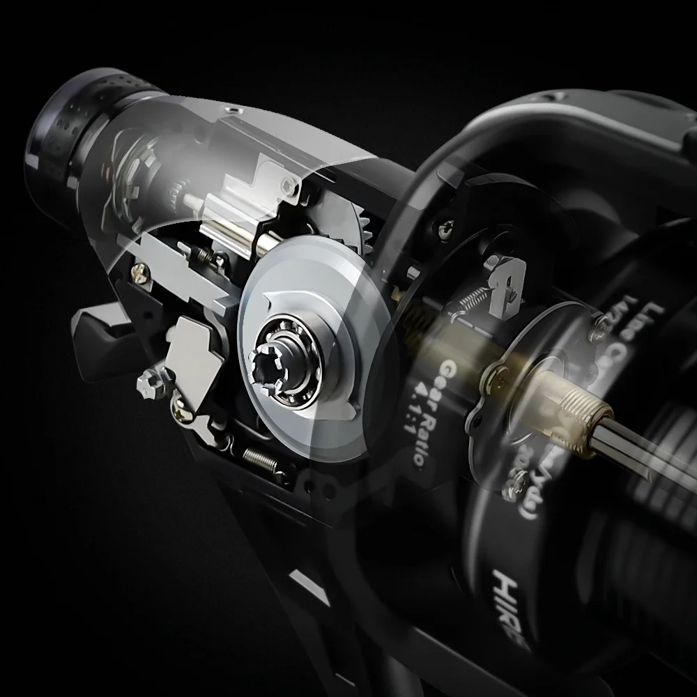 Hirisi Carp Fishing Reels Free Reel Double Brake Feeder with Extra Free Spool Spinning HQ8000