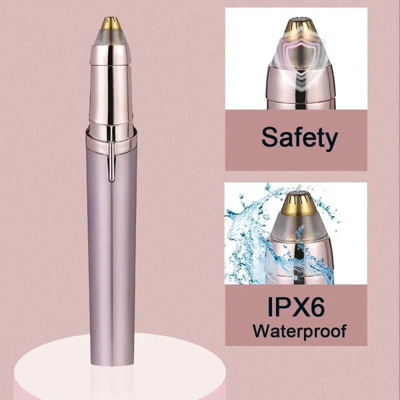  Electric Eyebrow Trimmer Electric Face Eyebrow Hair Trimmer Mini Portable Women Body Shaver Remover Blade Eye Rechargeable 