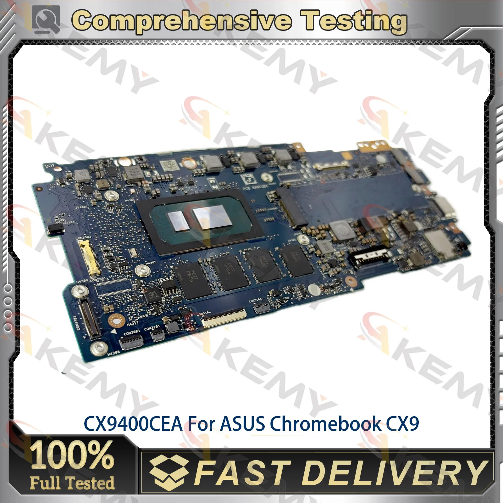 CX9400CEA Laptop Motherboard For ASUS Chromebook Flip CX9 CX9400CEA CX9400C Mainboard With 11th Gen I3 i5 i7 stk 100% tests OK