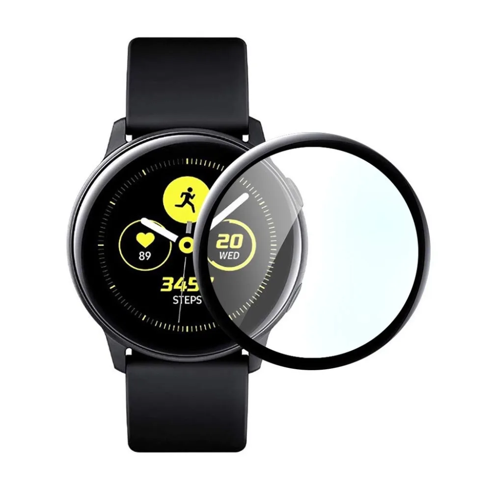 PMMA スクリーンプロテクター フルカバー Samsung Galaxy Watch Active 2 用