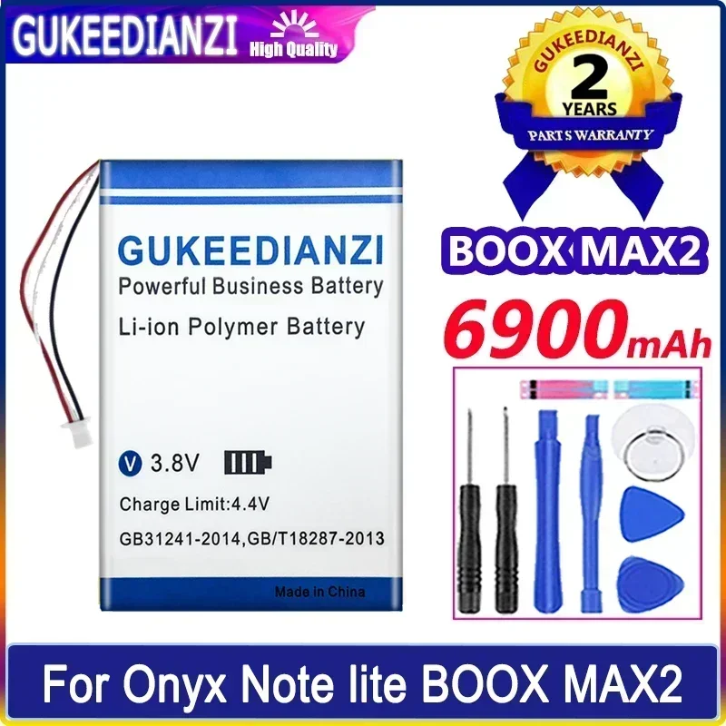 Large Capacity Mobile Phone Batteries 6900mAh For Onyx BOOX Note lite MAX 2 MAX2 2588158 Ebook Digital Smartphone Battery