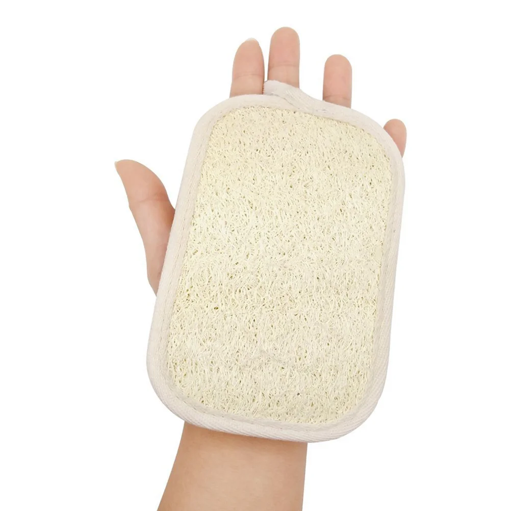 Exfoliating Loofah Sponge Pads Natural Bath Exfoliator Loofah Sponge Scrubber Glove loofah sponge glove