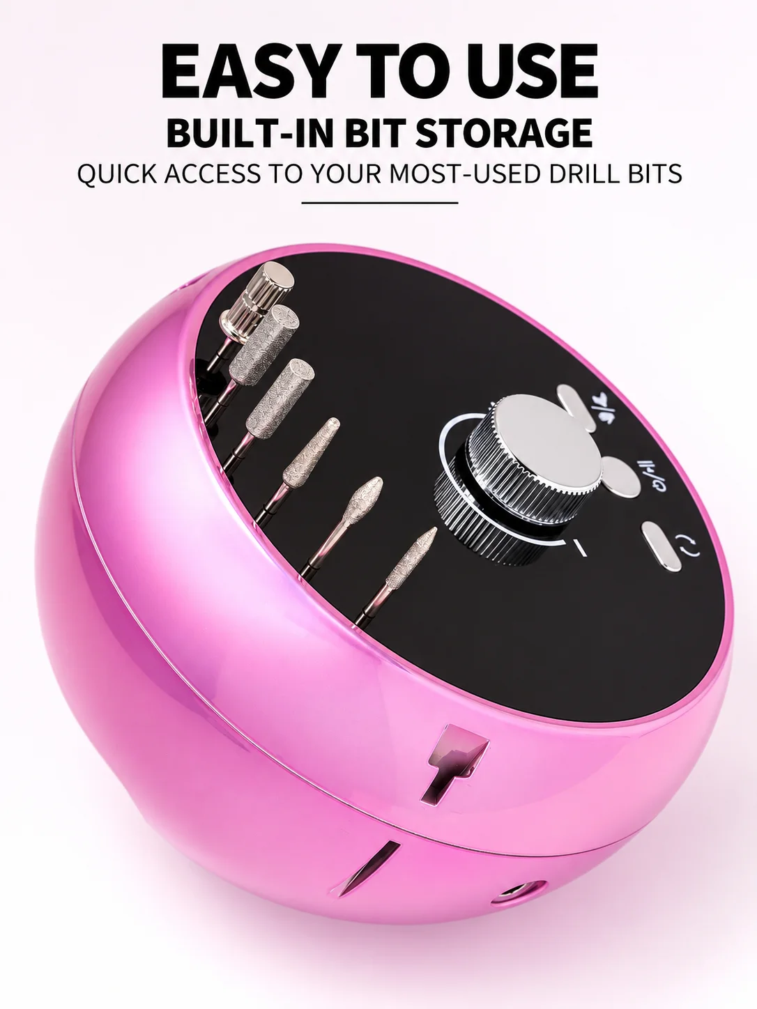 45000 RPM Nail Drill Machine With Digital Display And Forward Reverse Control