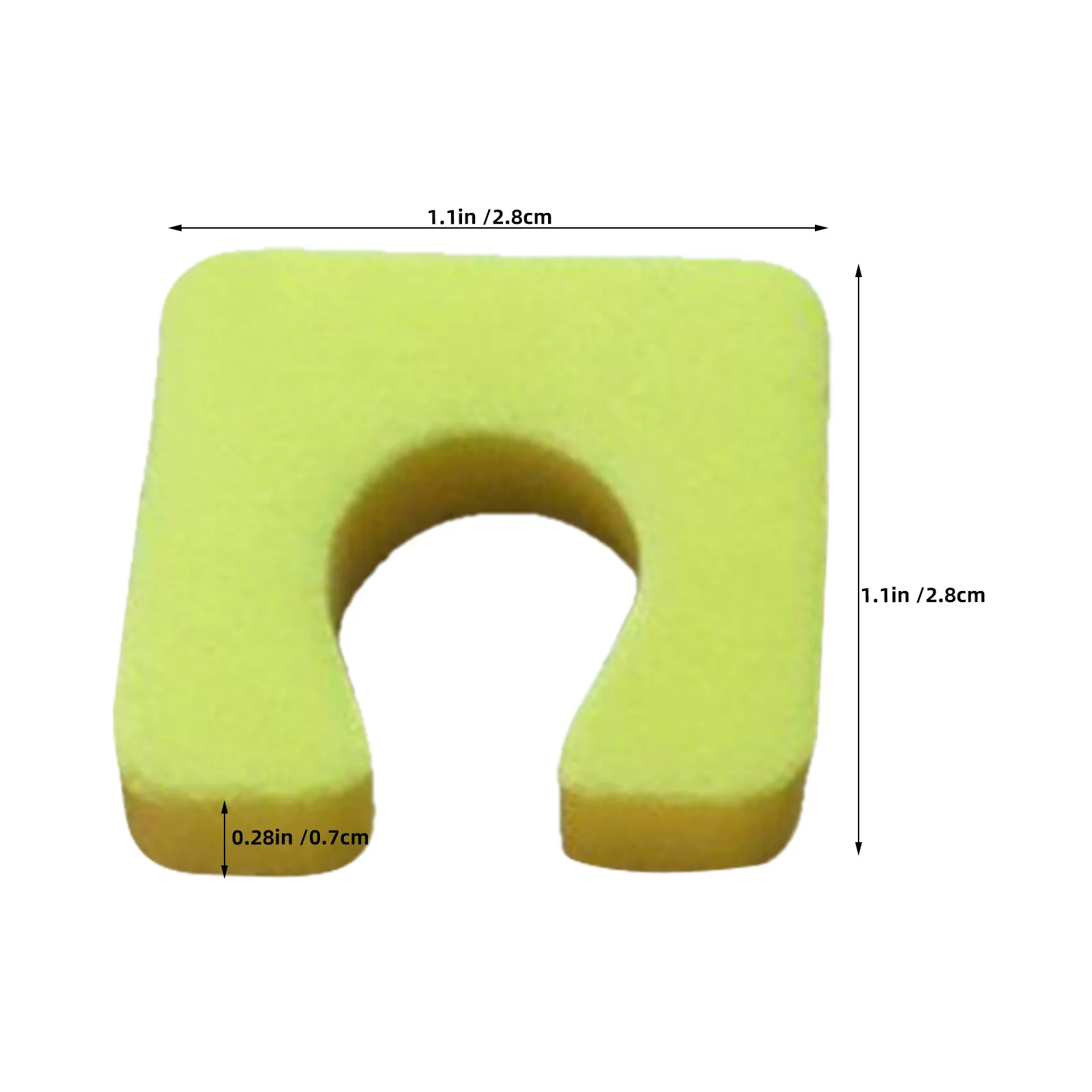 200 Pcs Podiatrist Toe Separators Cushions between Toes Separation Pads Nail Art