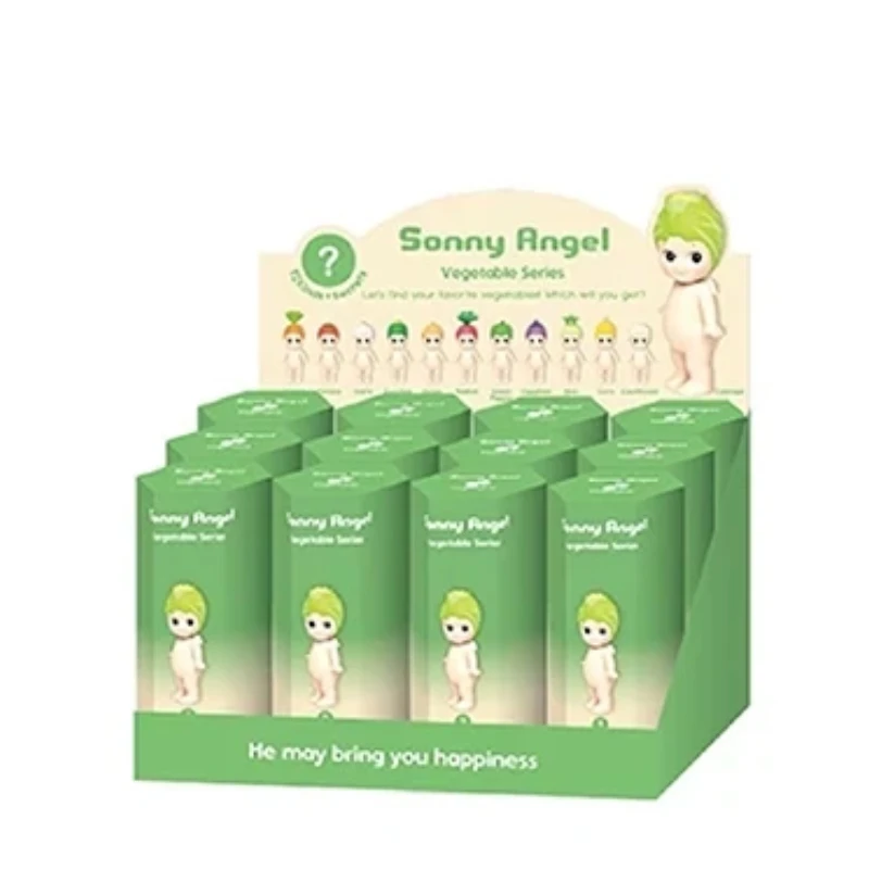 

12PCS Sonny Angel Vegetable Series Blind Box Mini Figure Cute Kawaii Doll Surprise Box Collectible Desktop Ornament Toys Gift