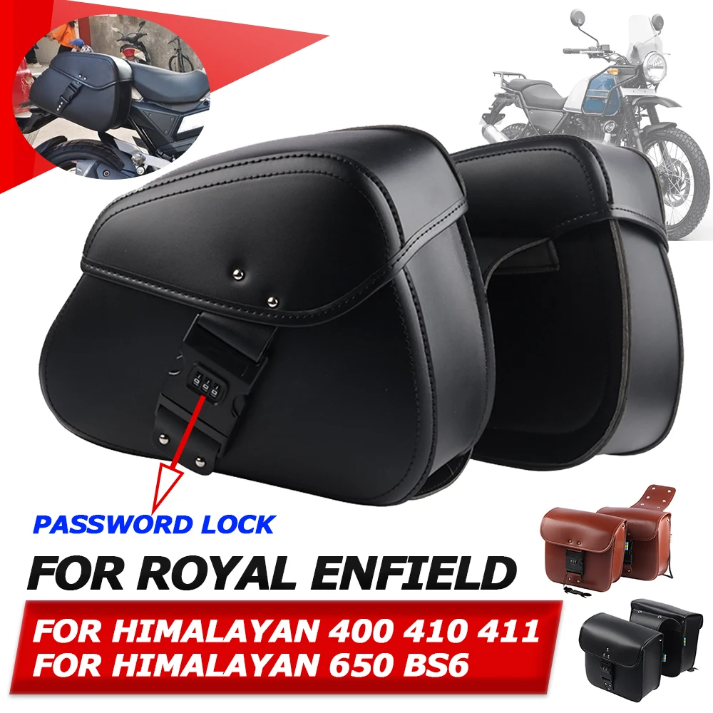 For Royal Enfield Himalayan 400 410 411 650 BS6 Motorcycle Accessories SaddleBag Side Luggage Bags Saddle Storage Tool Bags Part