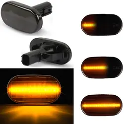 2PCS Led Side Marker Turn Signal Indicator Repeater Light For SUZUKI JIMNY JB64W JB74 JB23 JB64 1999 2000 2001 2002 2003-2019