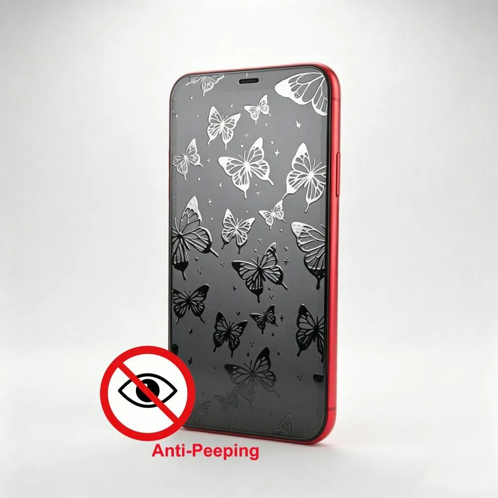 Bignocat 50pcs Transparent Matte Privacy Film for Mobile Phone Micas Anti Peeping Screen Protector for Unlimited Cutting Plotter