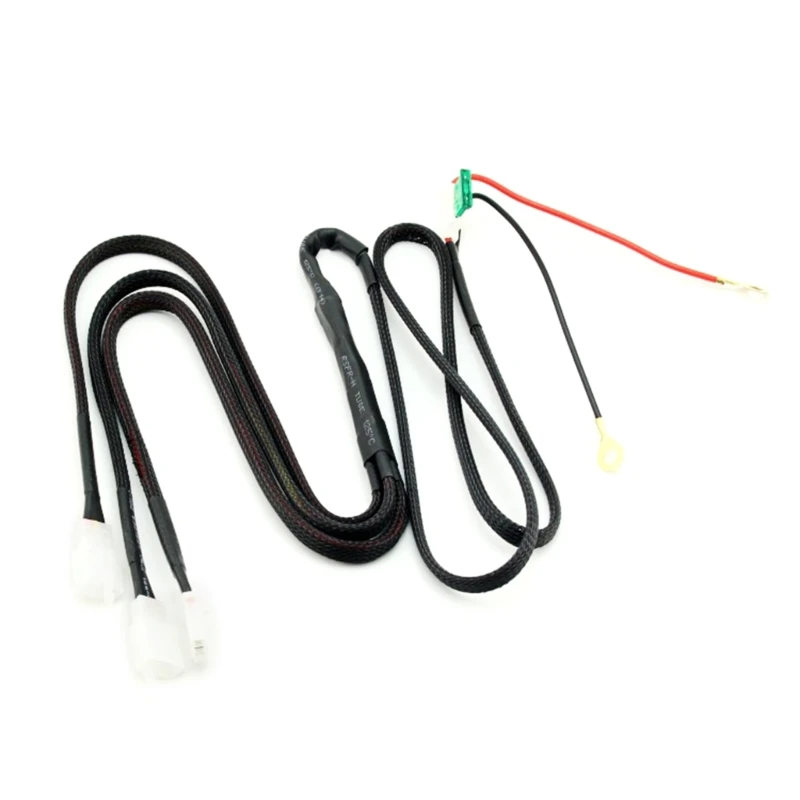 LED Wiring Harness Switch Relay Kit Motorcycles Spot Lights Auxiliary Work Lamps Easy Installation 12V 4A 60W Drop Ship