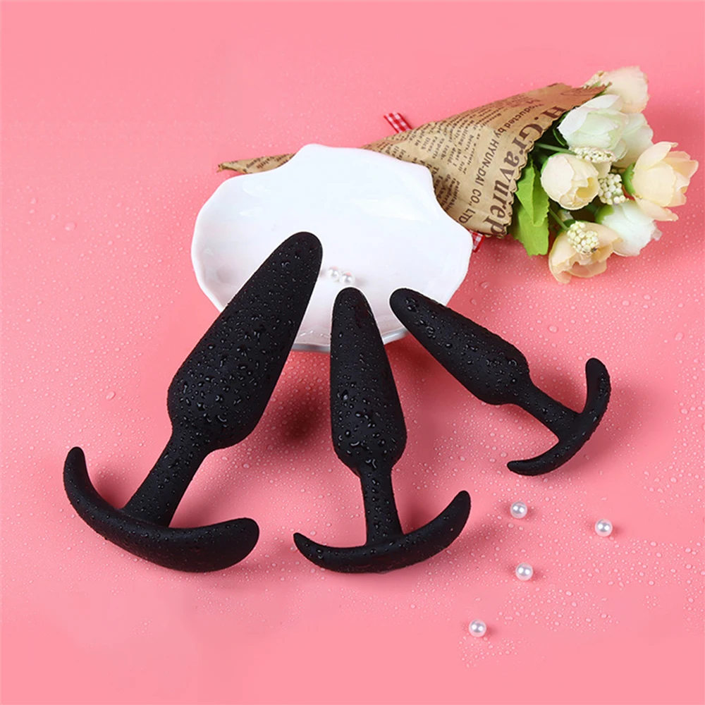 3 Different Size Anal Plug Soft Silicone Anal Butt Plug Stimulator Adult Sex Toys for Men/Women Prostate Massager Anal Trainer - Image 6