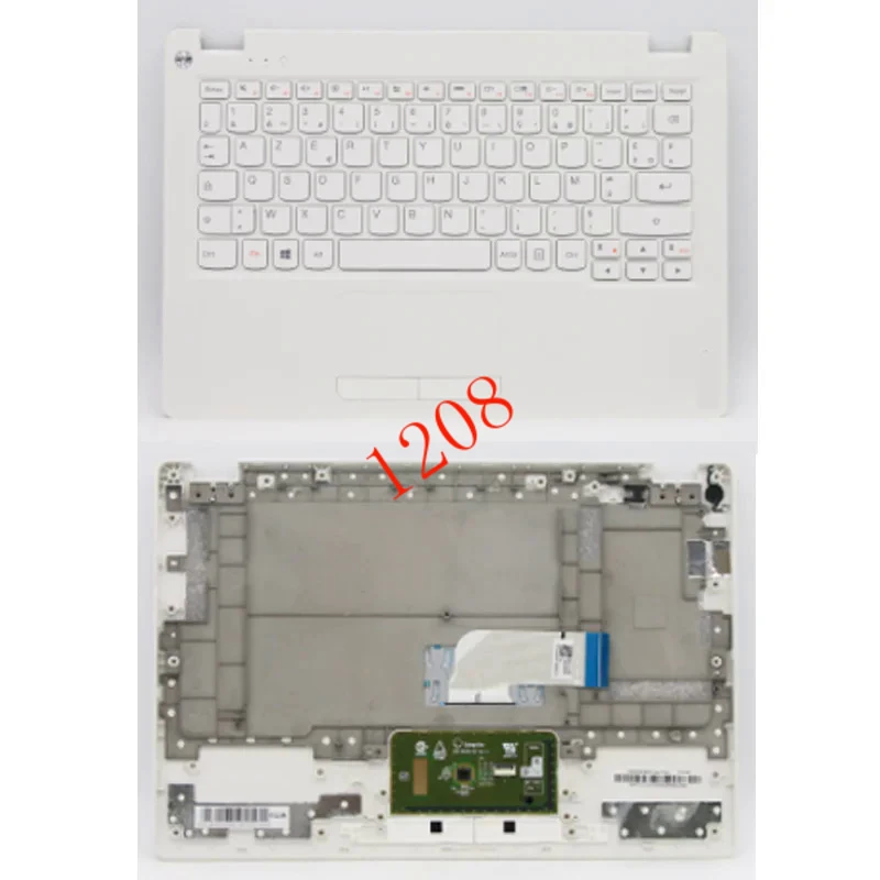 

New for Lenovo IdeaPad 100s-11iby laptop upper case 3N 80r2 W/KB fr whi 5cb0k48369