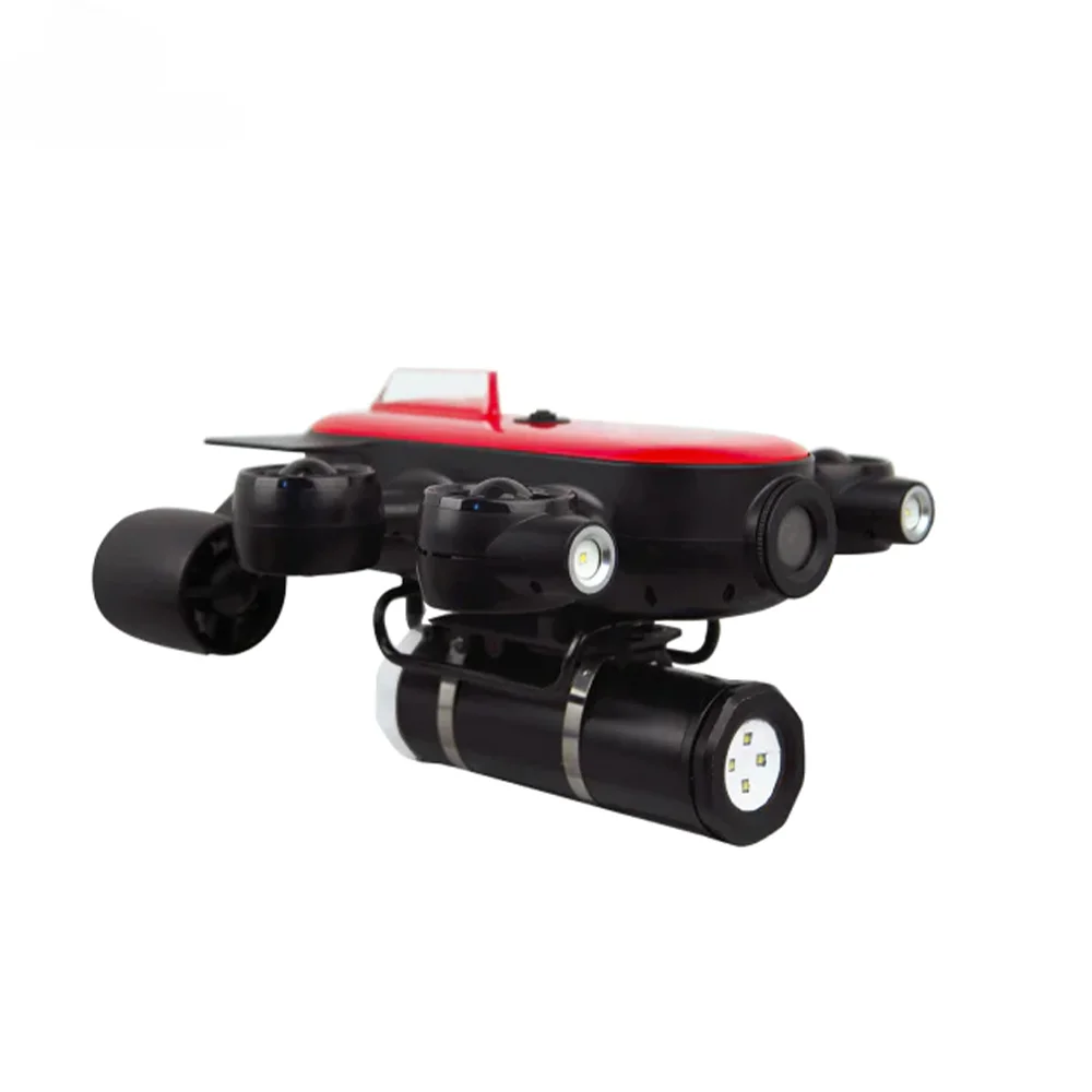 Geneninno Depth 175 meters 160 Wide Angle Trident Submarine Underwater Camera Remote Control Drone Robot