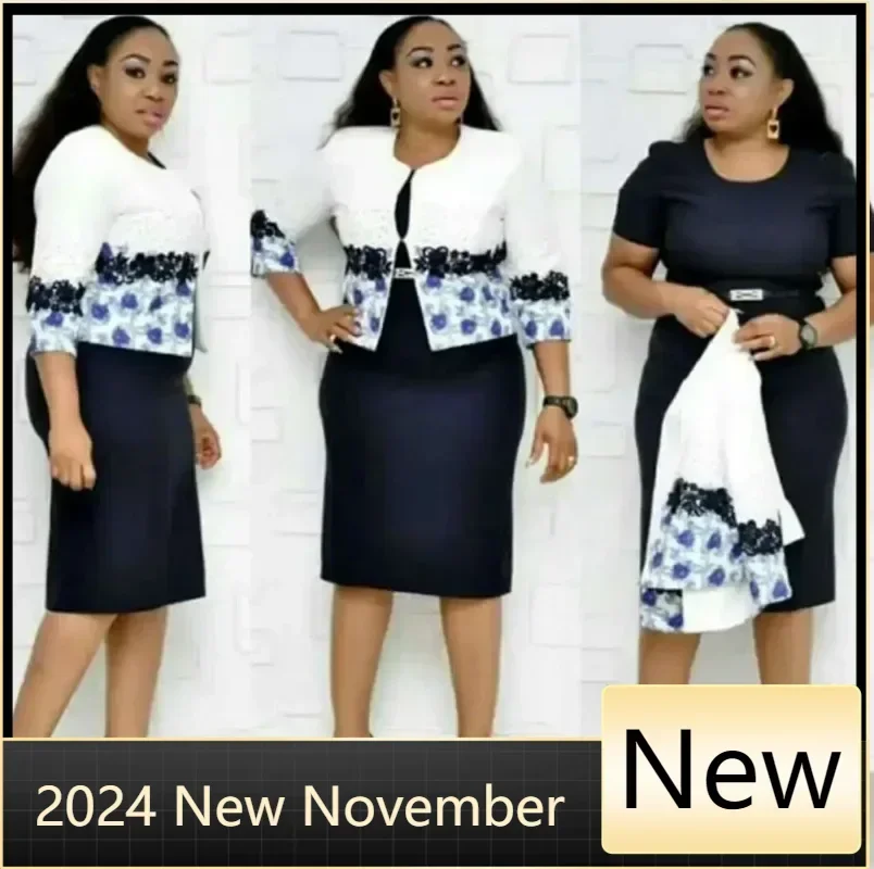 2025, nieuwe collectie elegante mode-stijl Afrikaanse vrouwen plus size jurk XL-5XL