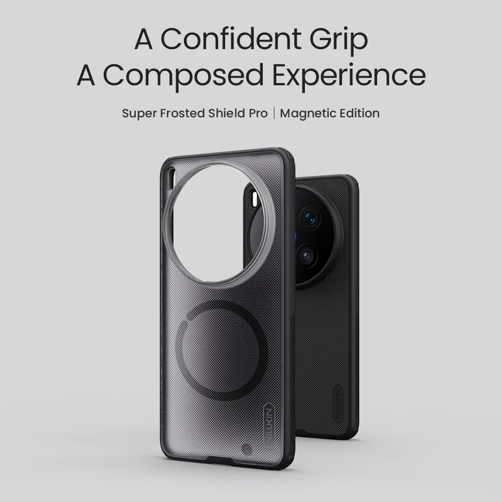 

Nillkin for Vivo X300 Ultra 5G Magnetic Case Super Frosted Shield Pro Lens Adapt Magsafe Matte Full Back Protection Cover Case