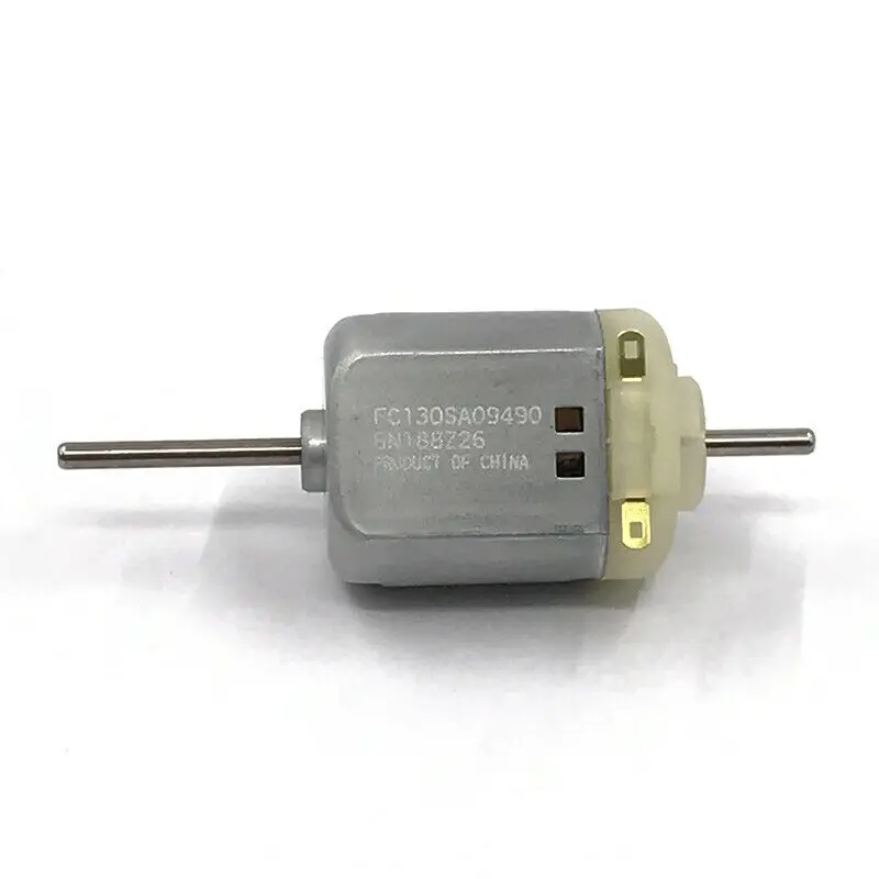 Mabuchi Mini 20mm FC-130SA-09490 motore a spazzole di carbone DC 6V-24V 12V 8050RPM doppio albero 2mm Micro 130 motore modello fai da te treno auto