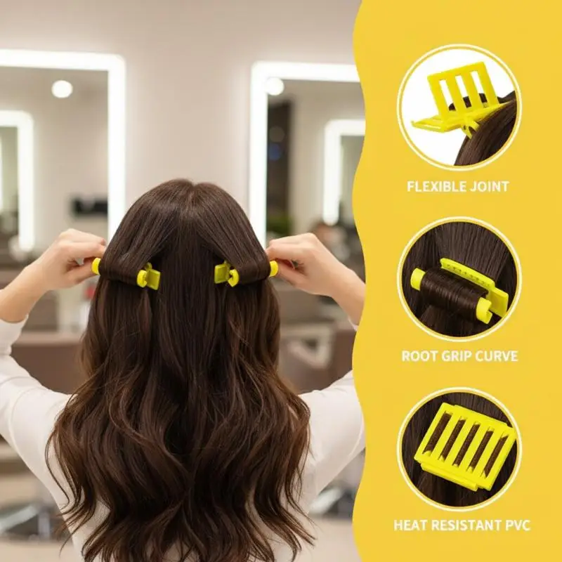 20/36 Pcs Universal Perm Curling Bar Hair Curling Stick Clip Colorful Curling Iron Fashion Volume Hair Roller
