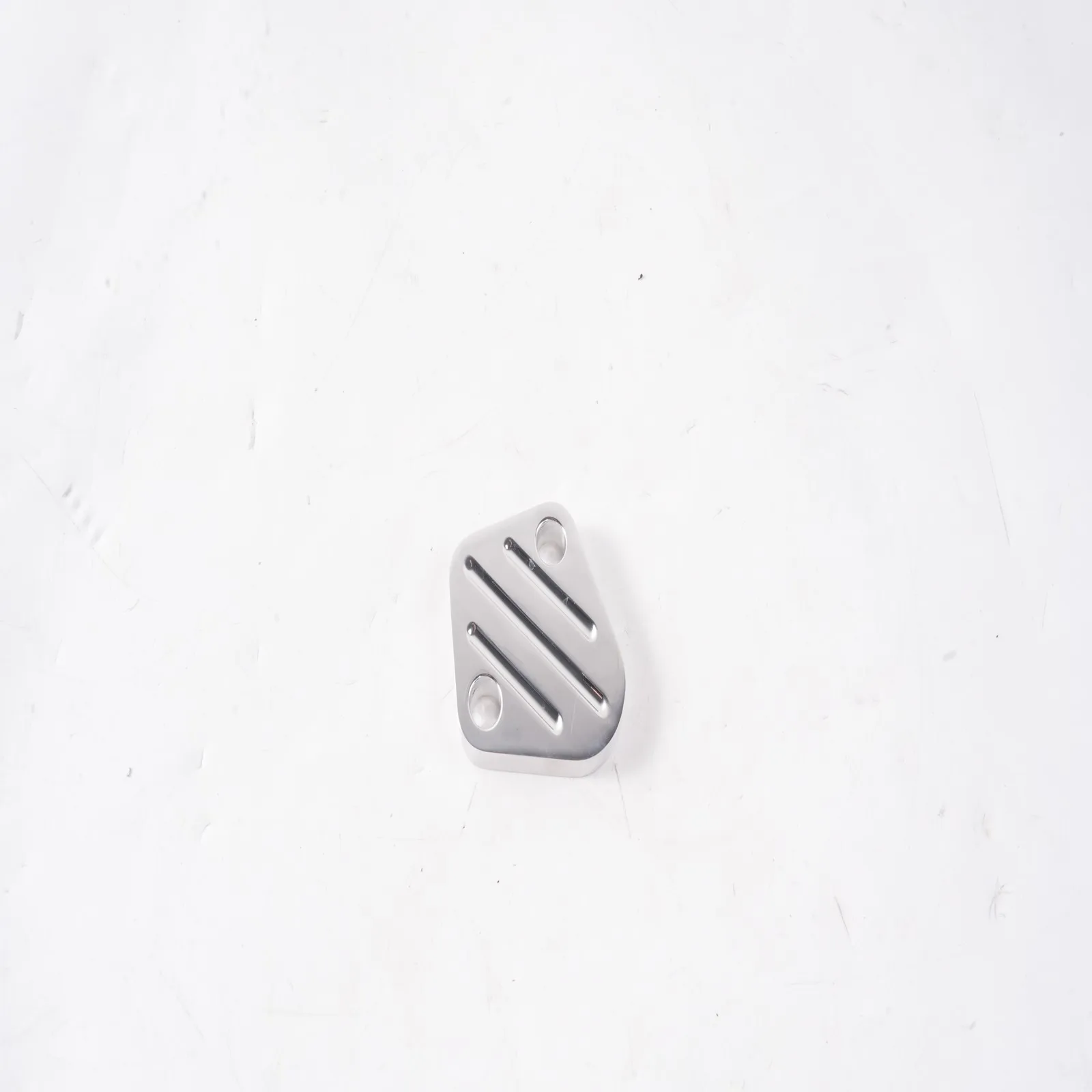 

Polished Aluminum Fuel Pump Block Off Plate Kit FOR Ford Small Block 260 289 302 351W Engine