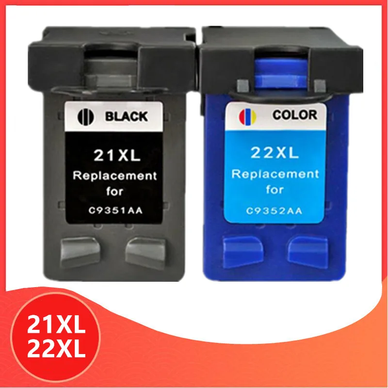 Compatible Ink Cartridge for HP 21 22 XL Replacement 21XL 22XL Deskjet F2180 F2280 F4180 F2200 F380 380 Printer