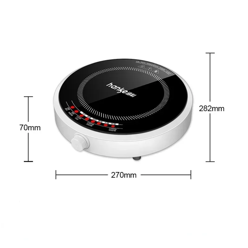 220V 2200W round induction cooker household small multi-functional hot pot dormitory mini cooking Pot Stove