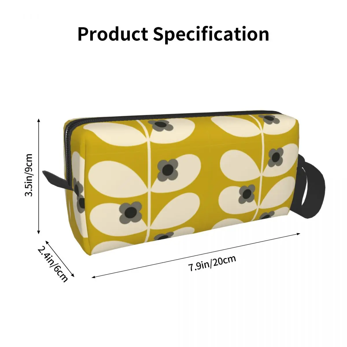 Custom Travel Wild Rose Stem Toiletry Bag Orla Kiely Makeup Cosmetic Organizer for Women Beauty Storage Bags Dopp Kit Case Box