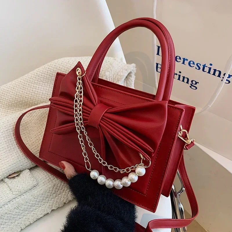 

2025 Red Bride Wedding Handbag for Women - Premium Quality | Atmospheric High-End Design | Delicate Details & Ample Capacity