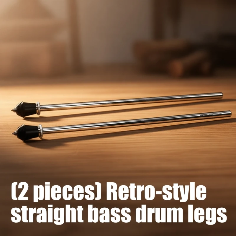 Q39E Set Of 2 Straight Drum Legs In traditional Made From Strong Metal For Excellent Durability And execution