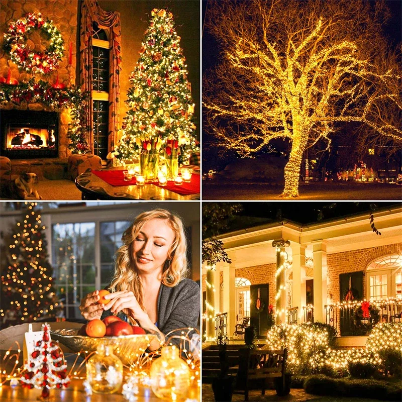7M/12M/22/32M Solar Led Fee Licht Outdoor Girlande Led Wasserdichte Girlande string Lichter Weihnachten Party Garten Solar Lampe Dekor – Detail 6