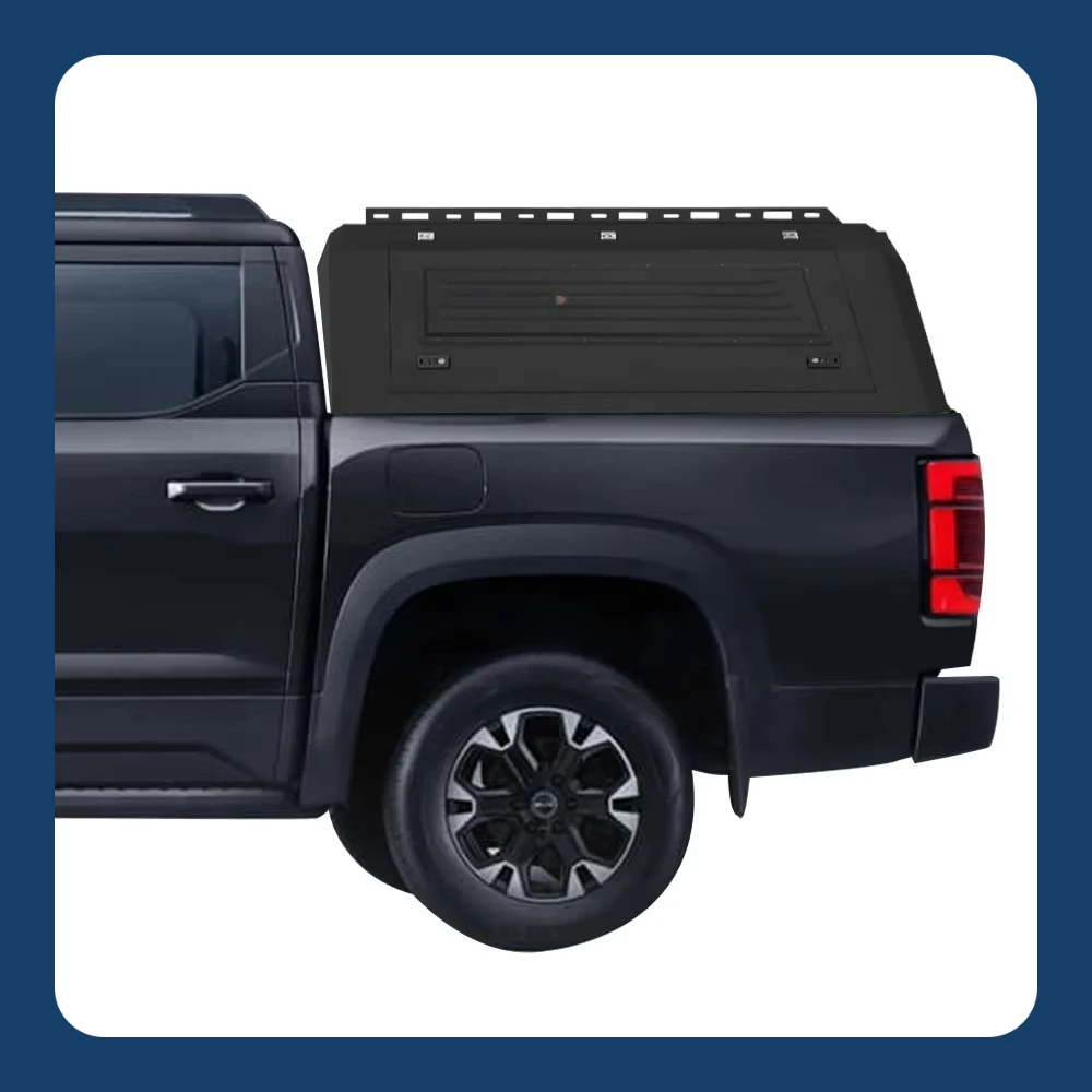 

Legendary Auto Parts Shark Truck Roof Waterproof Aluminum Alloy Hardtop Pickup Canopy with Locking Function and Truck Topper