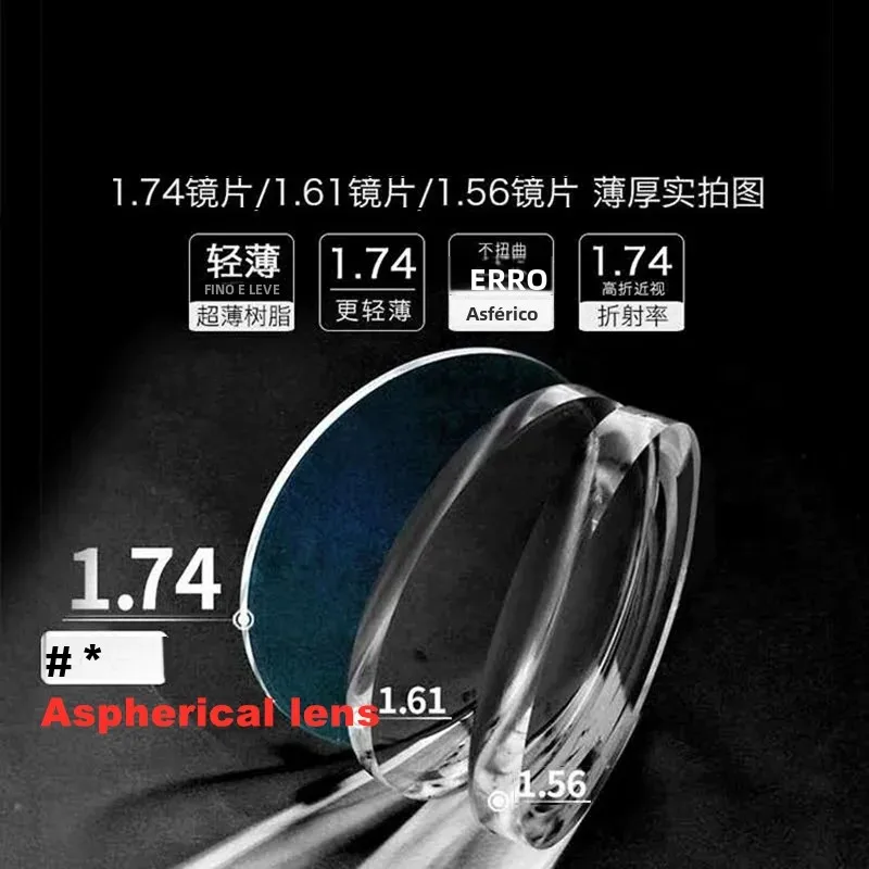 174-非球面樹脂レンズ処方近視老眼鏡は、クリアな視界を実現します。読書や近距離作業に最適です。