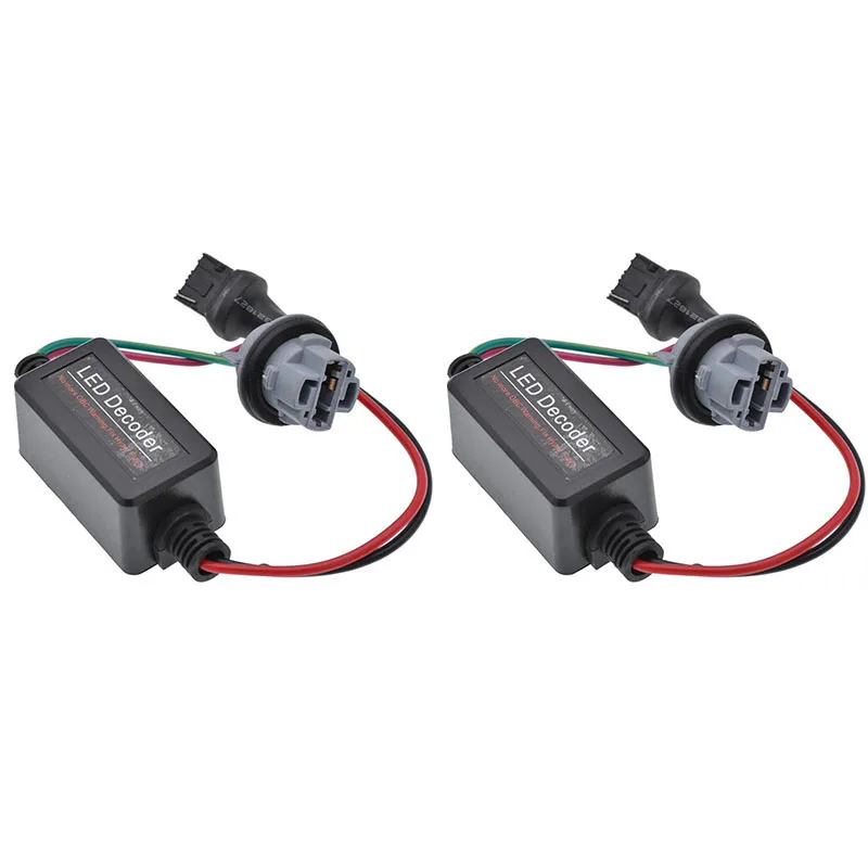 2 Pcs 7440 Car LED Decoder Warning Error Canceller Turn Signal Light Lamp Anti Flicker Load Resistors