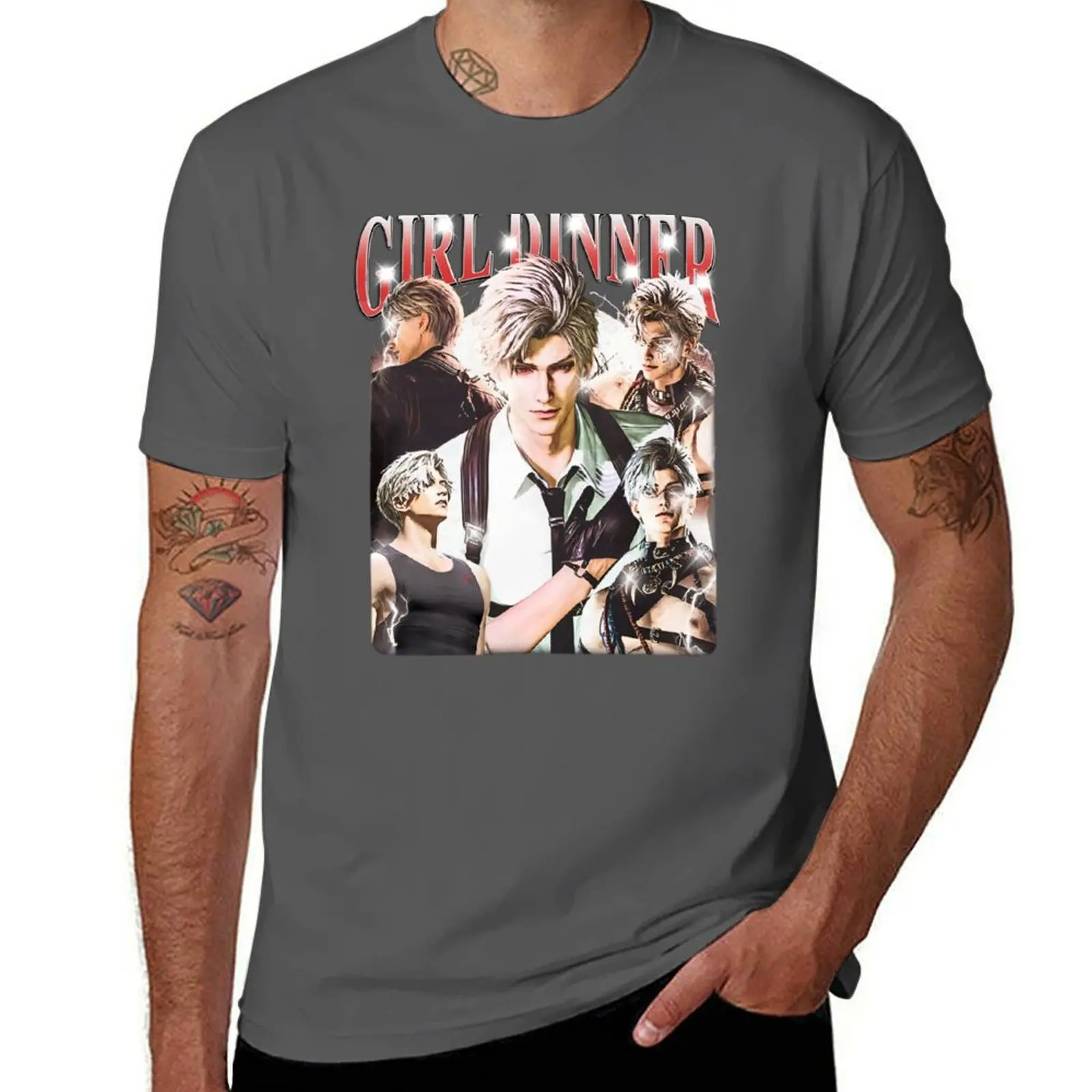 

Limited and Deepspace Girl Love Sylus Dinner T-Shirt Holiday Simple Tee Shirt