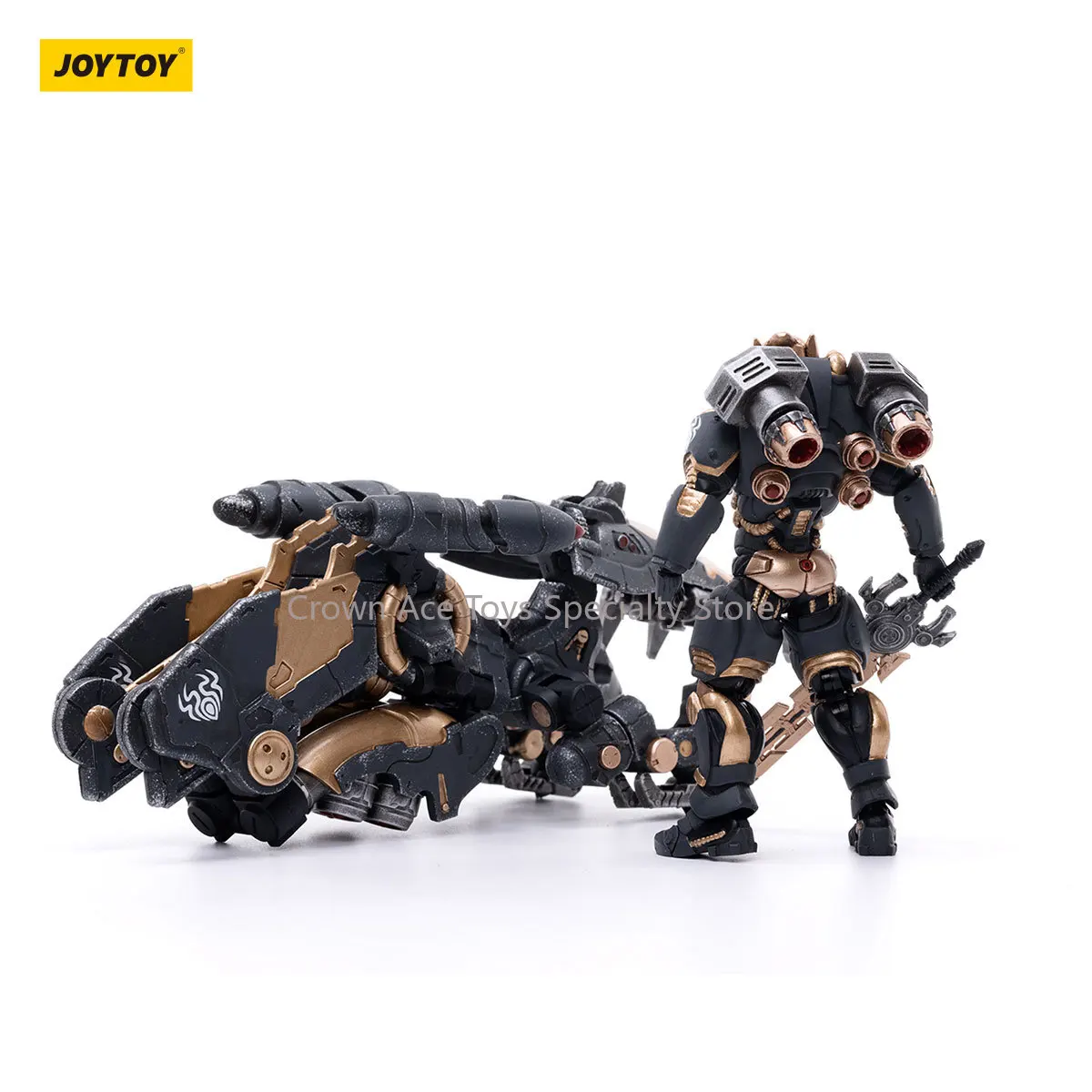 JOYTOY Battle for The Stars 1/18 Action Figures Anime 15cm Saluk Flame Dragon Cavalry Crimson Shadow Model Trendy Toys Gift Doll