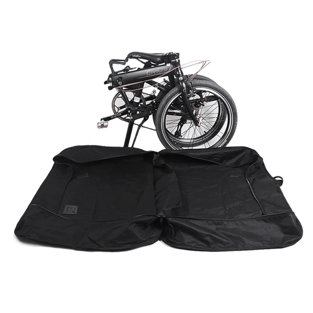 Bolsa plegable para bicicleta, bolsa de transporte para vehículo de carga de 20 pulgadas, negra, ligera, impermeable, Ideal, transferencia de bicicleta de viaje para ciclismo