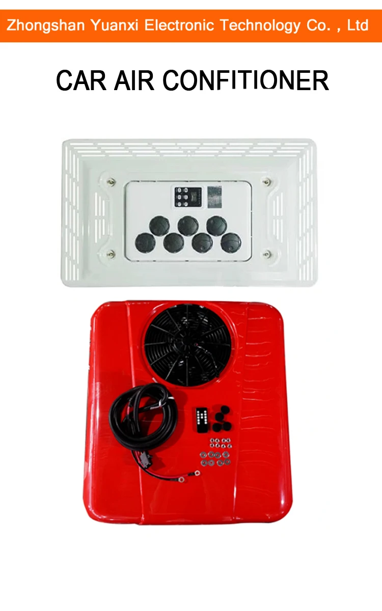 

Universal Dual Fan 12V 24V Car Roof Air Conditioner Parking Air Conditioner