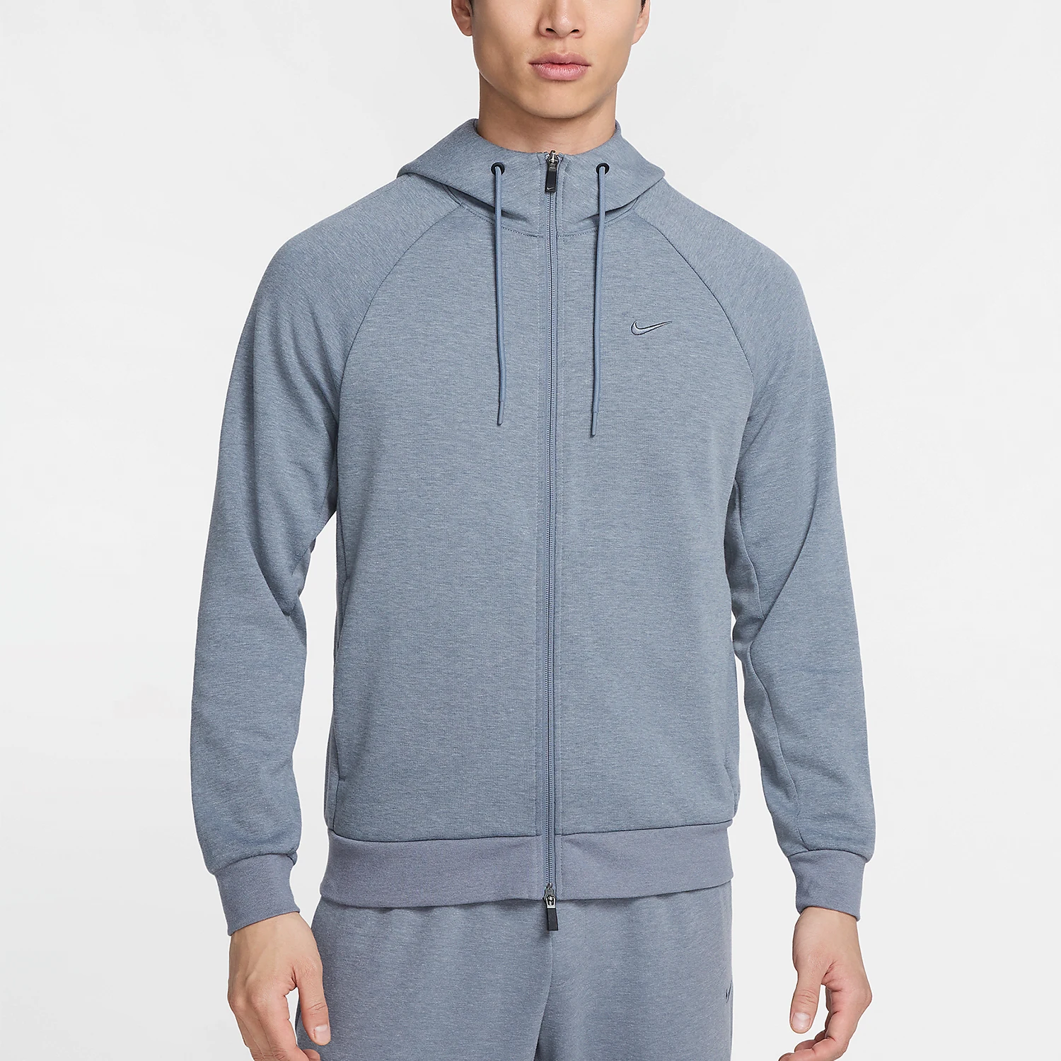 Giacca da corsa da allenamento con protezione solare con cappuccio da uomo originale Nike Dri-FIT FZ0968-065