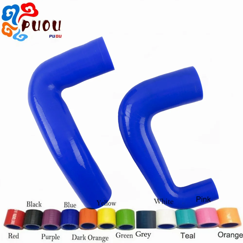 For Smart ForTwo & Roadster 0.8l diesel 600CC 700CC 2004-2007 SIlicone Intercoole Pipe Hose 2PCS Kit