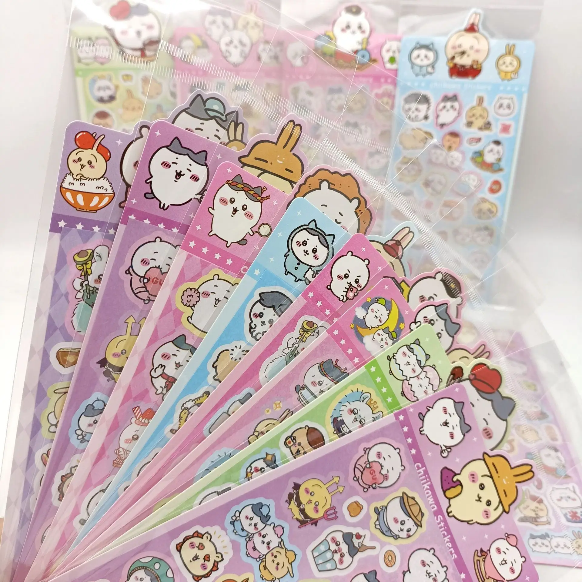 20 Blatt Mix Kawaii Chiikawa Anime-Aufkleber, Niedliche Sticker für Tagebücher, Koffer, Handyhüllen, Laptops, Kinderspielzeug und Geschenke – Detail 3