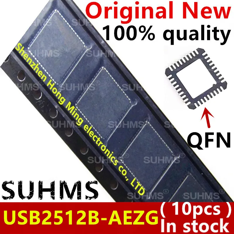 (10piece)100% New USB2512B-AEZG USB2512BAEZG USB2512B USB2512 QFN-36 Chipset