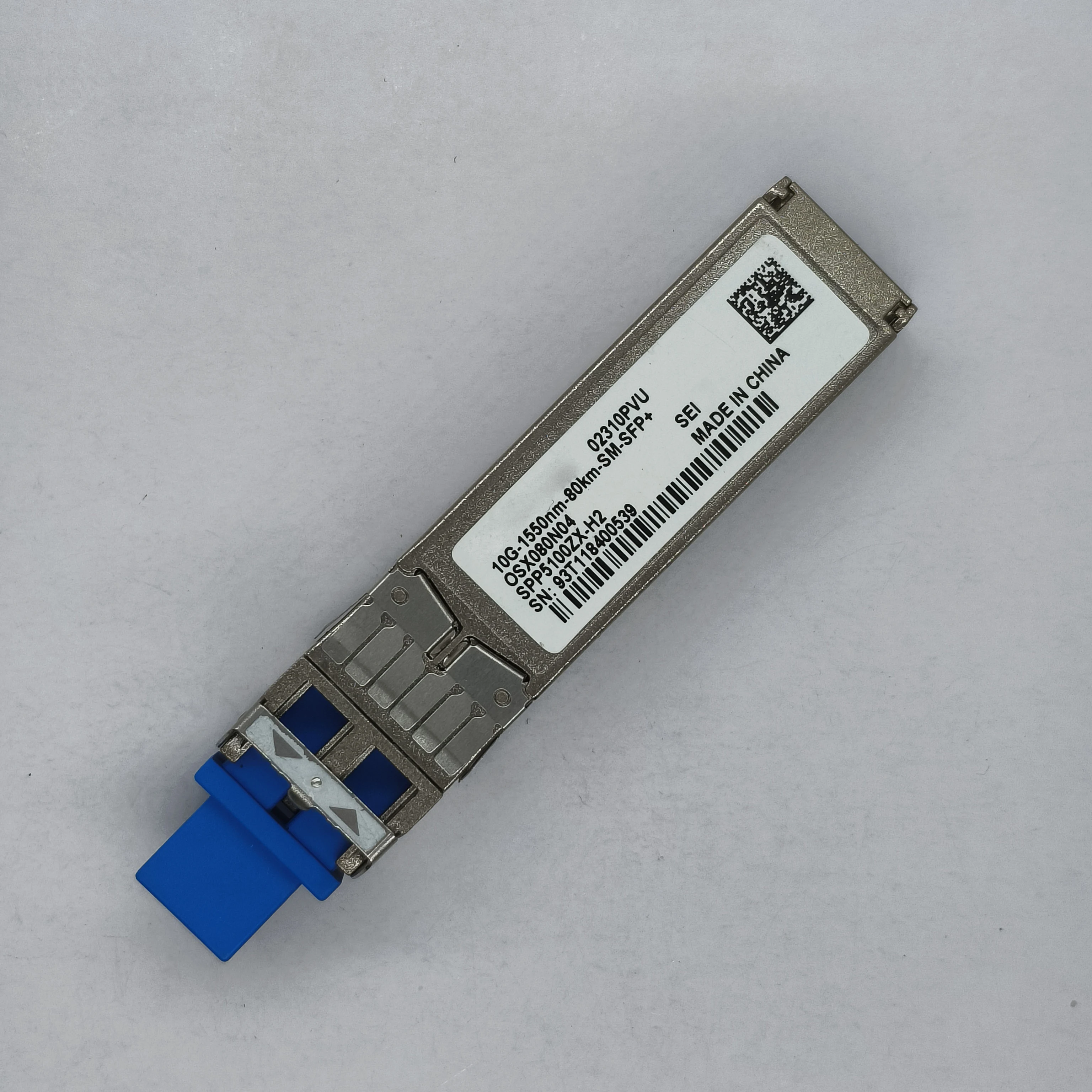 

Genuine For Huawei 02310PVU 10G 1550nm 80km SMF SFP+ SEI OSX080N04 SPP5100ZX-H2 Duplex LC Refurbished Transceiver Optical Module