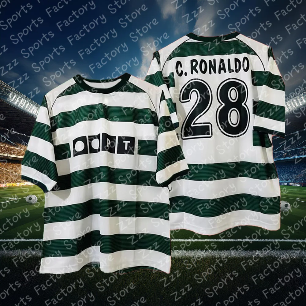 New T-Shirts The 2024 Football Jersey Ronaldo Commemorative O-Neck Digital 3D Printed Street Tracksuit for Men Boys