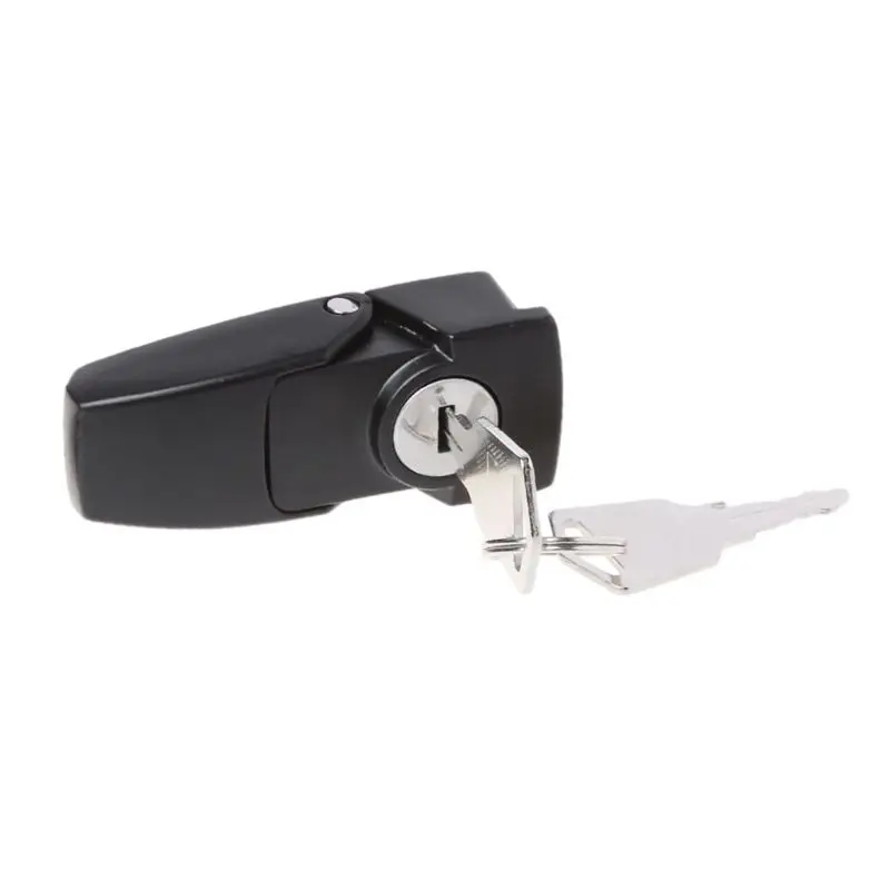 Cabinet Black Coated Metal Hasp for Latch DK604 Security Toggle Lock With Two DropShipping