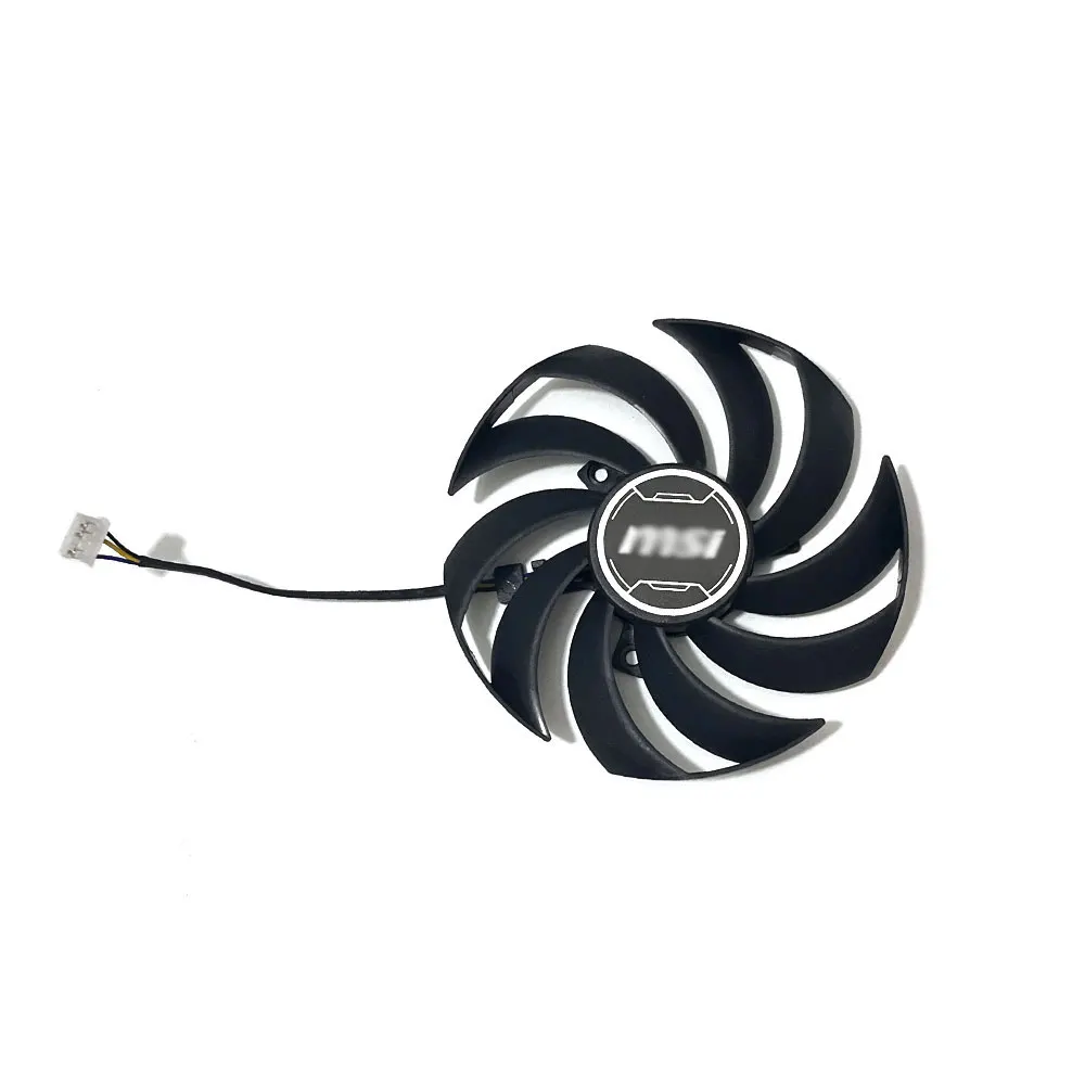 Nouveau Original 95MM RTX4070 4PIN PLD10010S12HH GPU ventilateur de refroidissement de remplacement pour MSI RTX 4070 4070SUPER VENTUS 2X carte vidéo noire