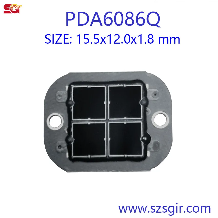 2 PCS, Gaming light eye sensor, PDA6086Q, Four quadrant optoelectronic detection sensor, Photodiode array