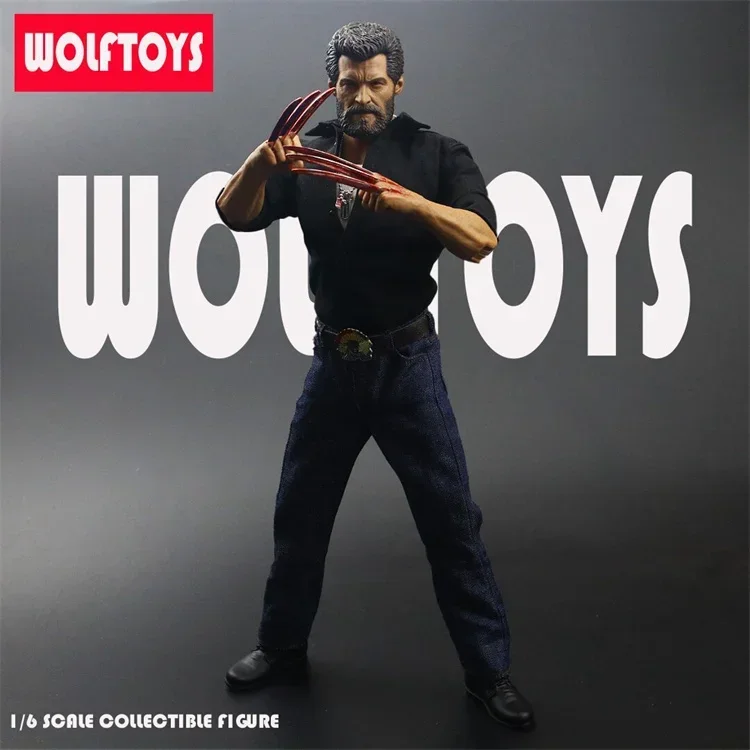 New Wolf Toys 001/002 Wolverine Action Figure With One Arm Red Black Edition With Integrated Arm Pvc Model Boys Toy Gifts