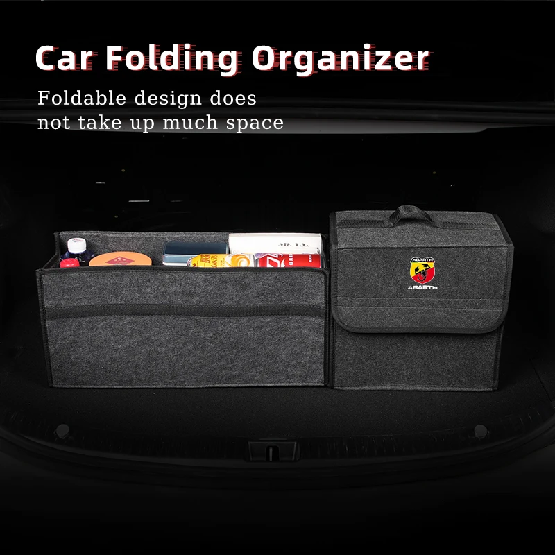 Car Trunk Storage Box Organizer Foldable Stowing Tidying Container Bag For Fiat Grande Punto Abarth Tipo Stilo Ducato Palio 500x