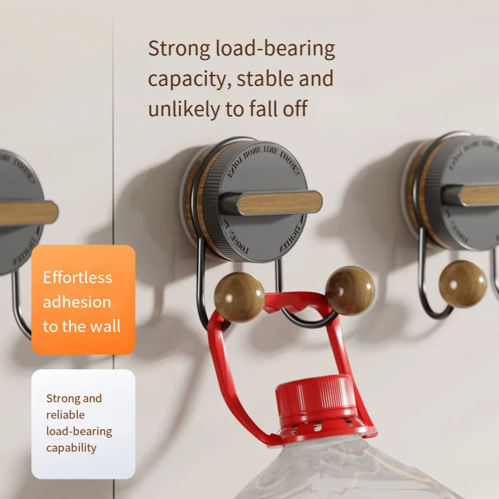 1 Pc ABS And Stainless Steel Hook Innovative Suction Cup Design  For A Secure Grip Without The Need For Adhesives