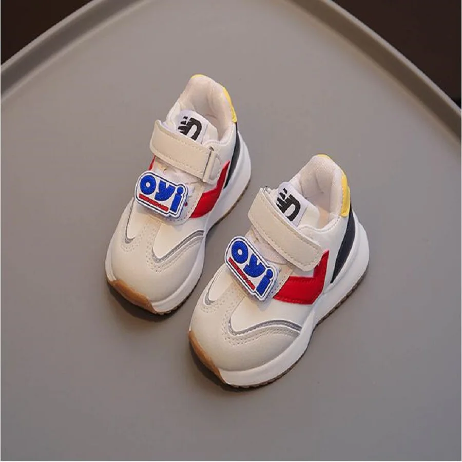 

Children's Sports Shoes 2024 Autumn New Boys' Forrest Gump Shoes Anti slip Casual Shoes Baby Girls' Dad Shoes Yellow Red 21-30