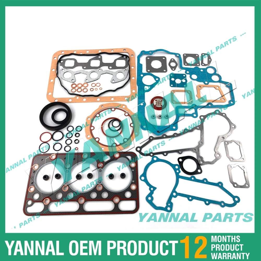 Full Gasket Set With Head Gasket For Kubota Bobcat 16467-03310 D1503